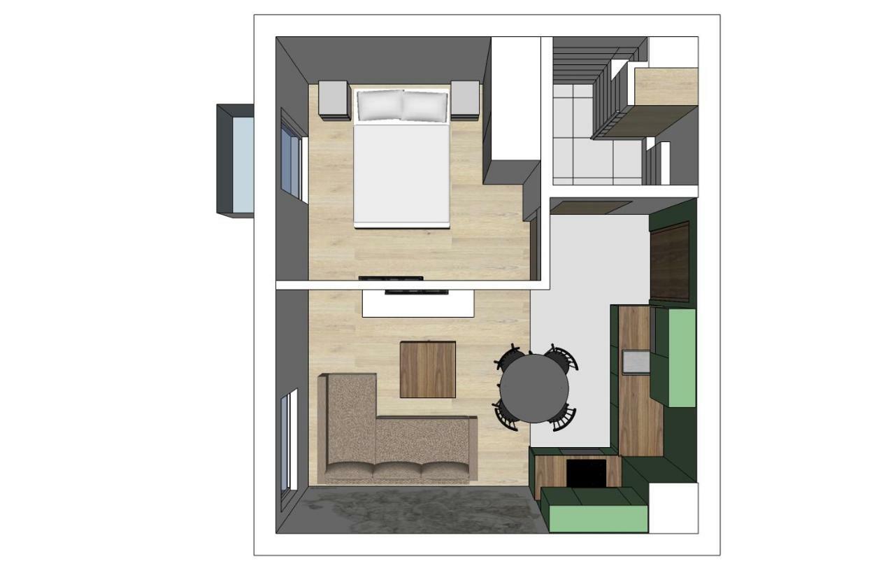 Shoq Studio Nice Apartment With Private Parking Krakau Exterior foto